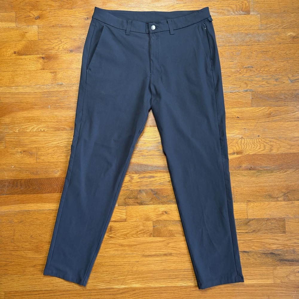 Lululemon Men Commission Warpstreme Slim-Fit Obsidian 33X28.5 Performance M5AF1S